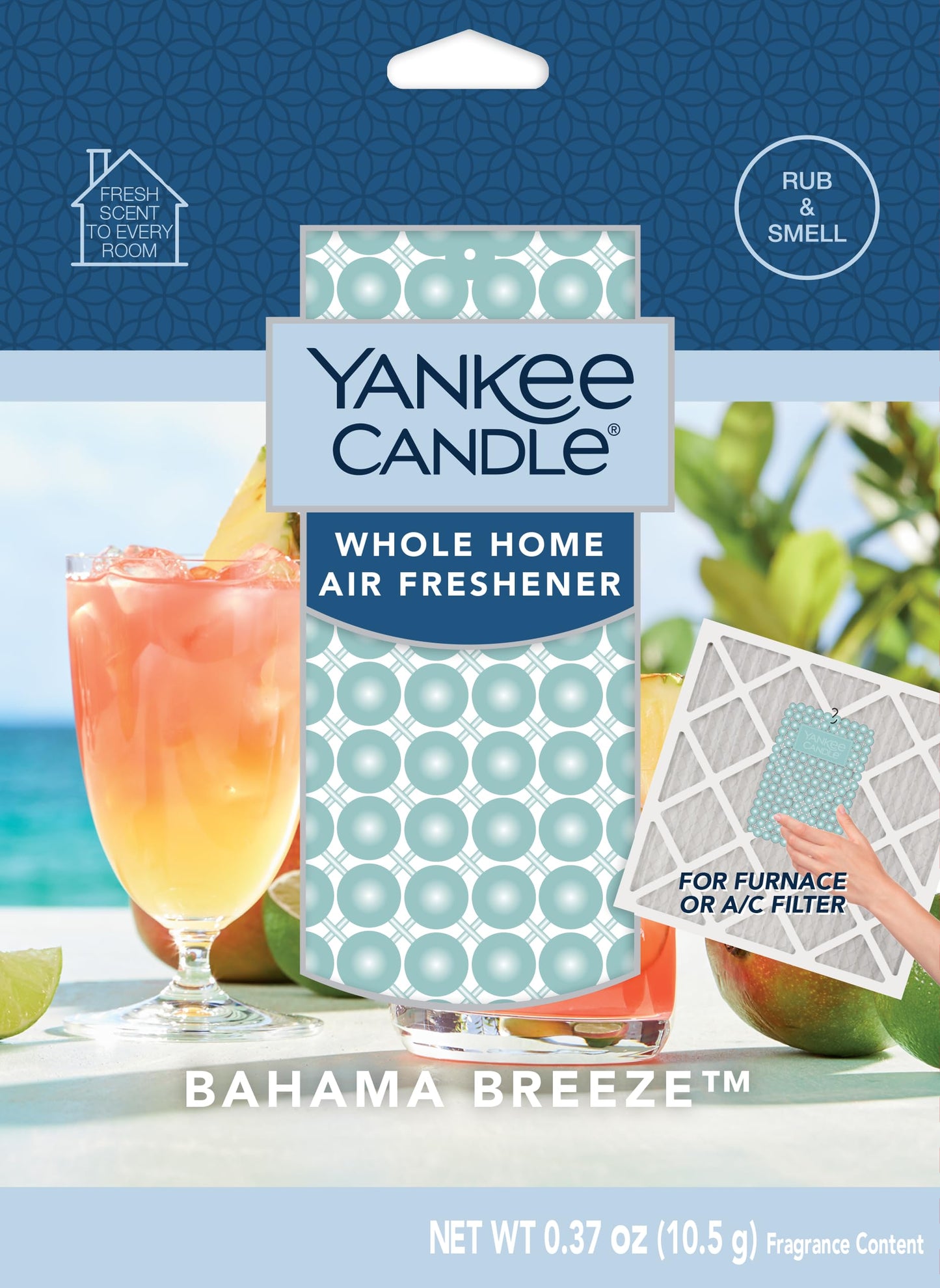 Yankee Candle Whole Home Air Feshener Variety Pack (Macintosh, Pink Sands, Catching Rays, Sun and Sand, Apple Pumpkin, Balsam Cedar, Sage Citrus, & Bahama Breeze) (1ea / Pack of 8)