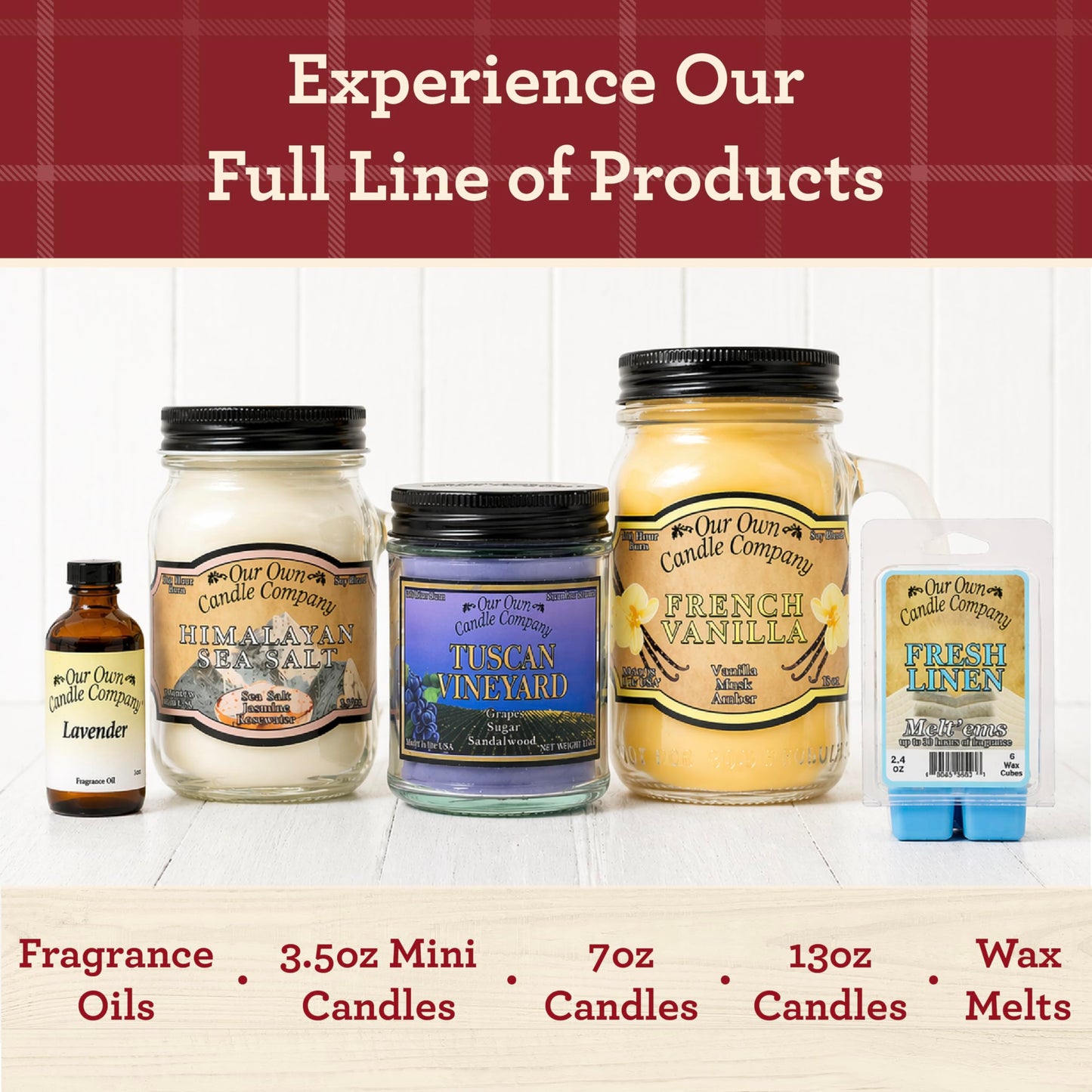 Our Own Candle Company Buttered Maple Syrup Scented 13 Ounce Mason Jar Candle