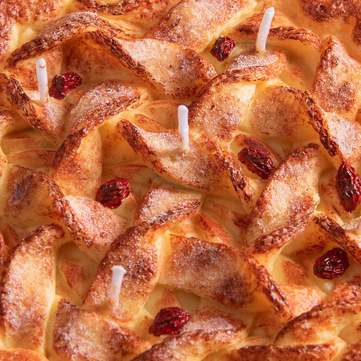 Apple Pie Realistic Food Scented Vegetable Wax Candle