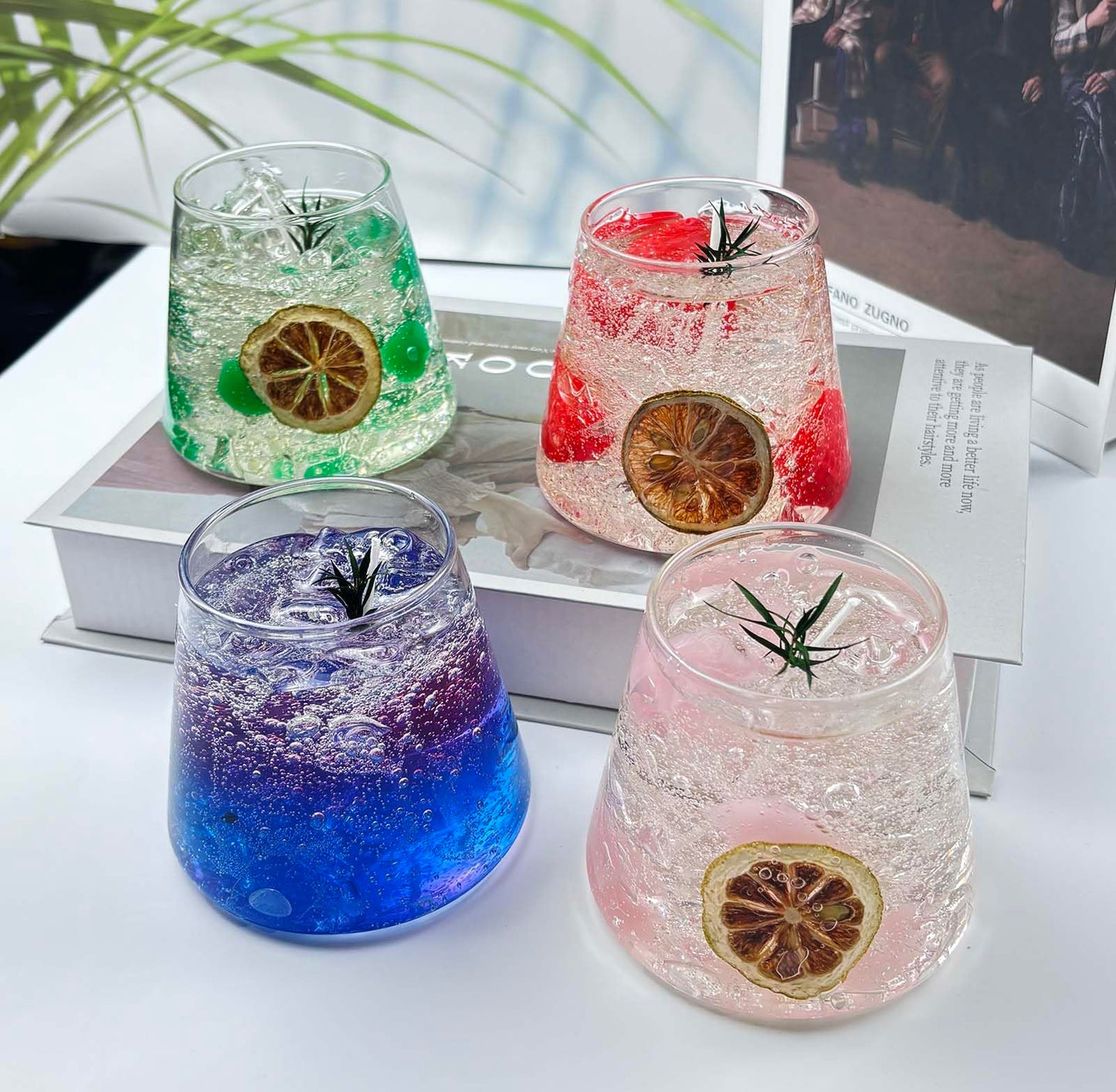 Decorative Jar Candles for Home Scented Aromatherapy Candle Long Lasting Cute Candles Gift for Women Mother's Thanksgiving Day Birthday Present Unique Jelly Wax Candle Peach