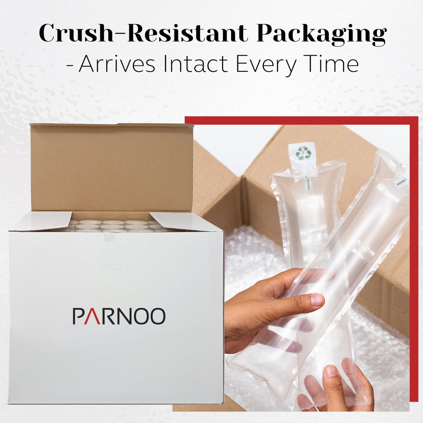 Tea Light Candles in Metal Cups - 8 Hours Clean, Long Burning White Unscented - 250 Votive Candles Bulk for Romantic Dinner, Wedding, Spa & Hotels by PARNOO