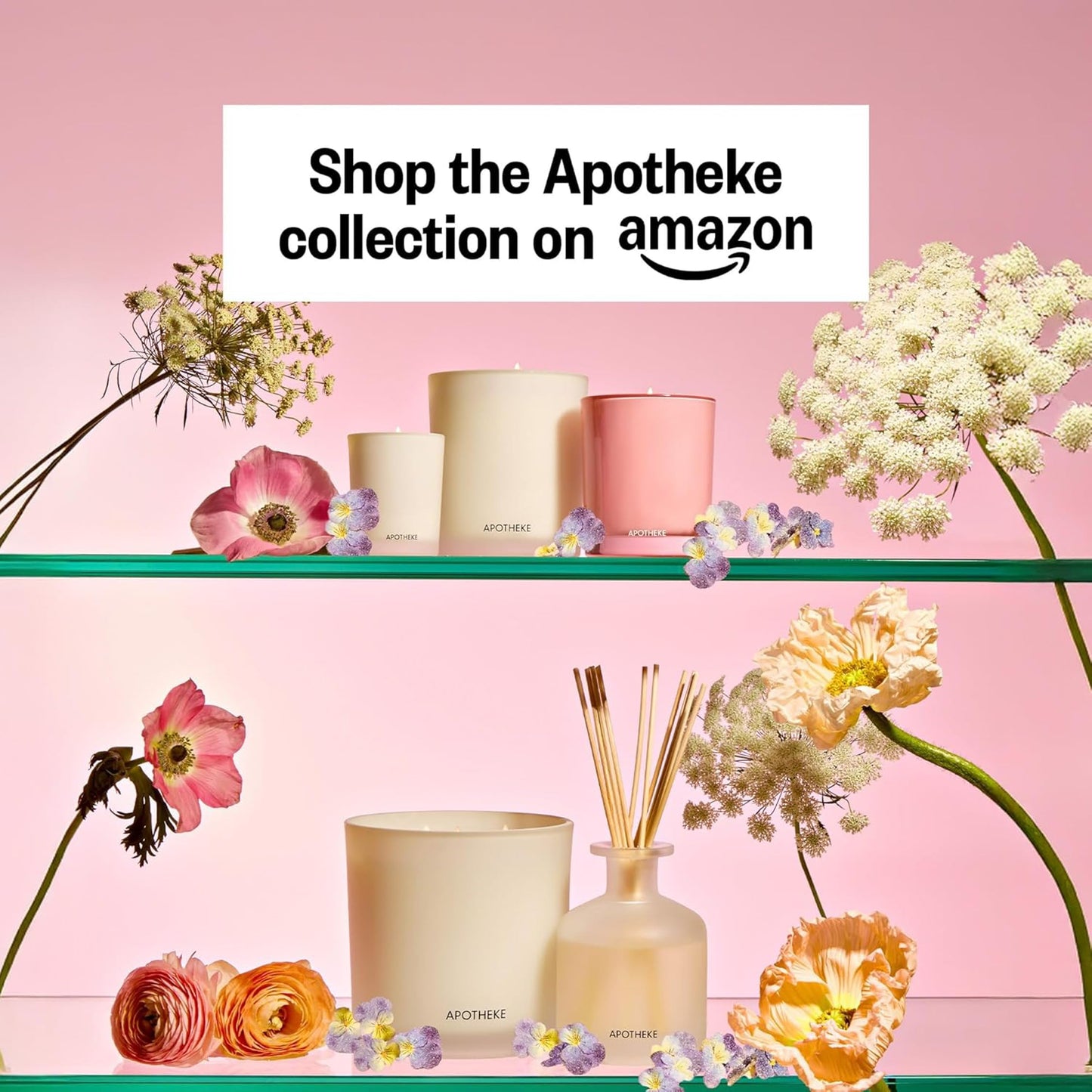 Apotheke Signature Scented Candles for Home, Elderflower Sugar