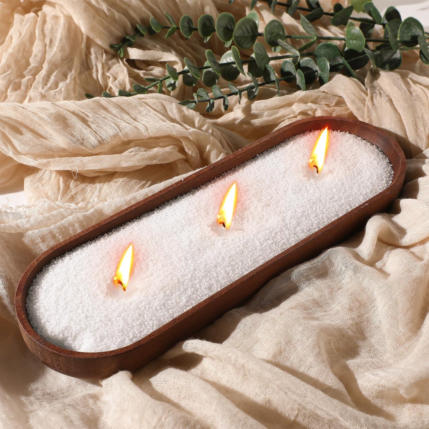 MTLEE Pearled Candle 4.4 Lb/70oz Graduation Gifts 2026 Orange Scented Sand Candle Kit Include 100 Wicks, Bow Gift Box, Spoon Reusable Pearled Wax for DIY Kit Birthday Gift Housewarming Home Decor