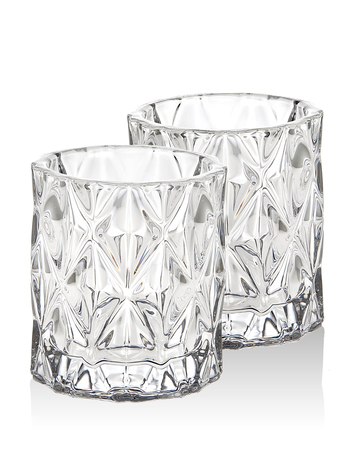 Godinger Shannon Crystal Votive Candle Holder Serenade Set of 2