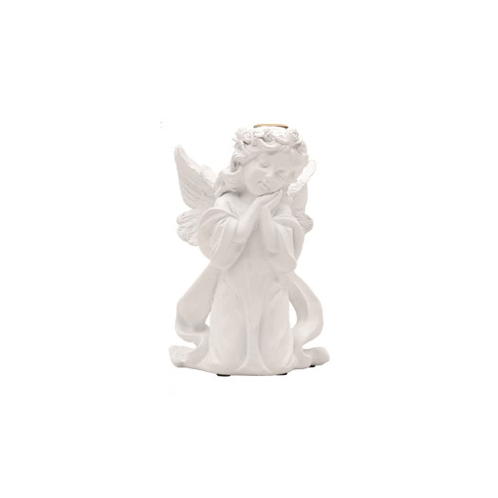 Candlestick Holders Retro Angel Candle Holder Romantic Candlelight Dinner Candle Holder Ornament Wedding Scene Arrangement Props Gift Decorations Candle Holders (Size : B)