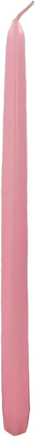 D'light Online Pack of 4 Christmas Advent Taper Candles - 3 Purple Taper Candles, 1 Pink Tapered Candle - Candlesticks for Advent Rings, Advent Wreaths, Church Decoration (10 Inch, Advent)