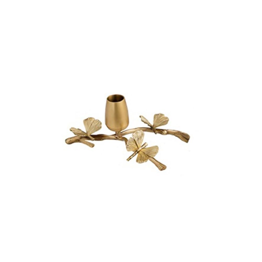 Candlestick Holders Light Luxury Romantic Brass Candle Holder Retro Decorative Candlestick Ornaments Candle Holders