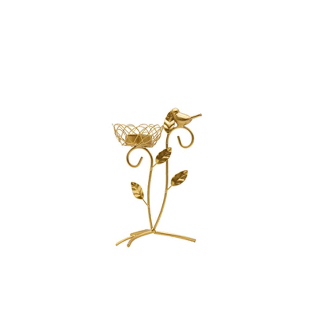 Candlestick Holders Iron Bird Candlestick Decoration Creative Table Candlestick Home Romantic Candlelight Dinner Props Candle Holders (Size : B)