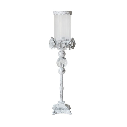 Candlestick Holders Candle Candle Holder Old Retro Nordic Candle Holder Romantic Candle Light Dinner Decoration Country House Decoration Candle Holders(Color:A)