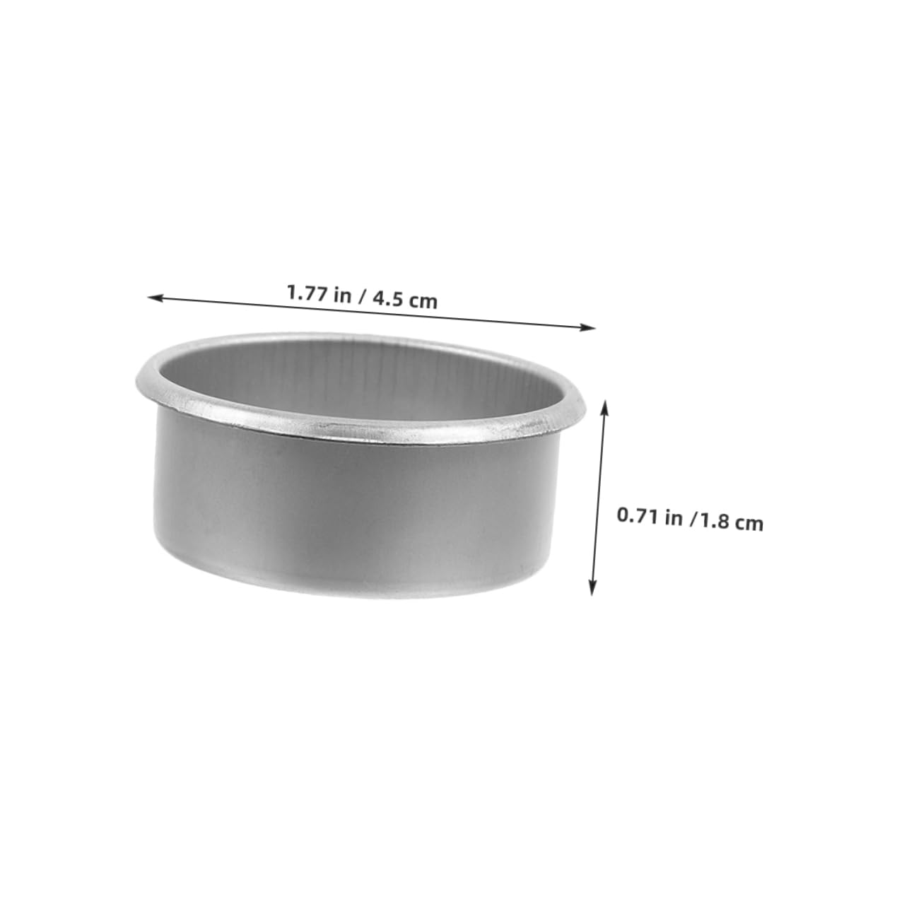 KAILIKETIY 15pcs Metal Candle Holders Decorative Tea Light Tins for Weddings Parties Home Décor Scented Candle Cups DIY Metal Containers Modern Minimalist Style