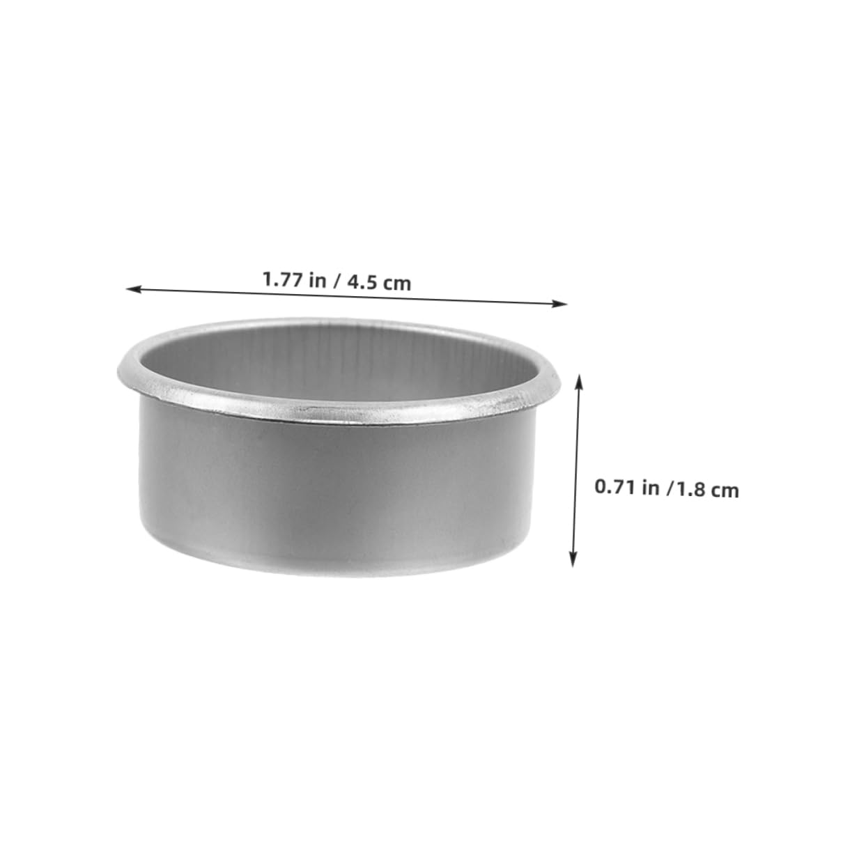 AUTSUPPL 15pcs Metal Tea Light Candle Holders Decorative Tins for Weddings Parties and Home Decor Simple and Elegant Design for Scented Candles Versatile Storage Option