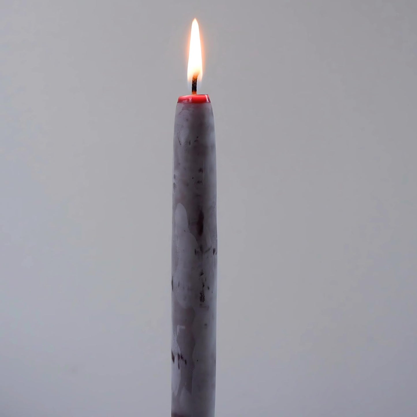 Candlestock Beeswax Taper Candles – Standard 7/8" Diameter, Pure 100% Natural USA Beeswax, Cotton Wick, Dripless, Long-Burning, Handmade in Woodstock, NY- 10 Inches - 2 Pairs (4 Candles) - Plum Purple
