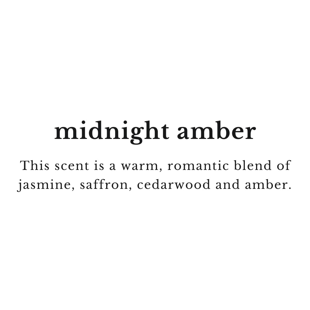 River Birch Candles Midnight Amber Scented Candle | Premium, All-Natural, Non-Toxic, Soy Wax | 10oz 50 Hr Burn Time | Cozy Relaxing Gifts for Home
