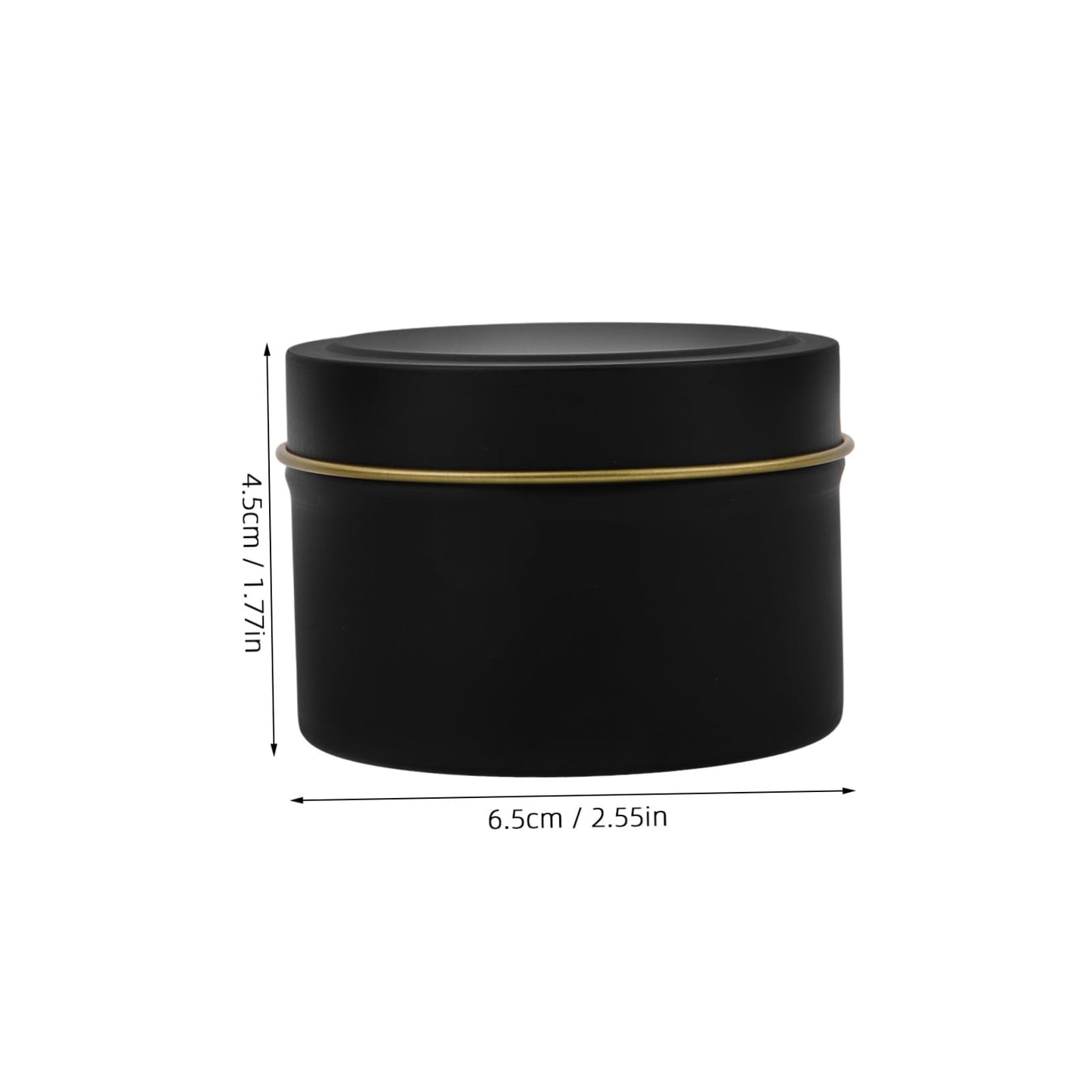 ARTIBETTER 12pcs Vintage Candle Jars Empty Metal Candle Tins with Lids Storage Containers for Home