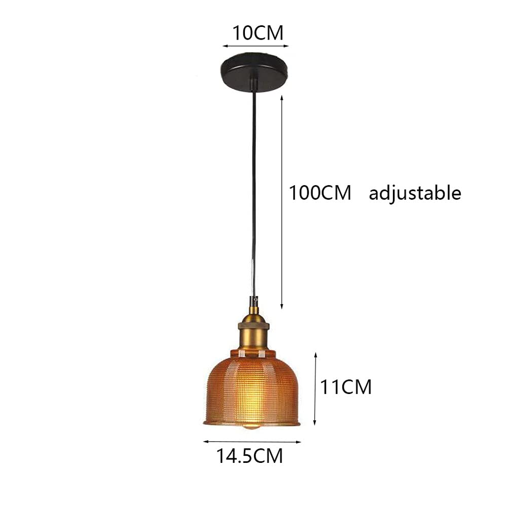 vsGotber Pendant Lights Kitchen Island Stained Glass Chandelier Creative Bedroom Living Room Cafe Bar Flower Cover Retro Bedside Lamp Single Head Chandelier E27 Ceiling Colored Glass Lamps,