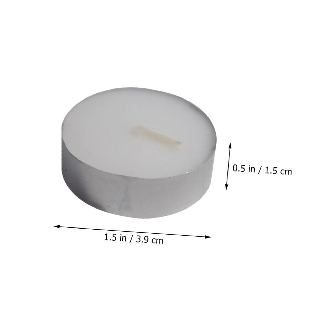 Toyvian 10pcs White Mini Round Tea Light Candles Smokeless Paraffin Small Candles Bulk Pack for Bathrooms and Shopping Malls, Long Burning, for Home Decor and Relaxation