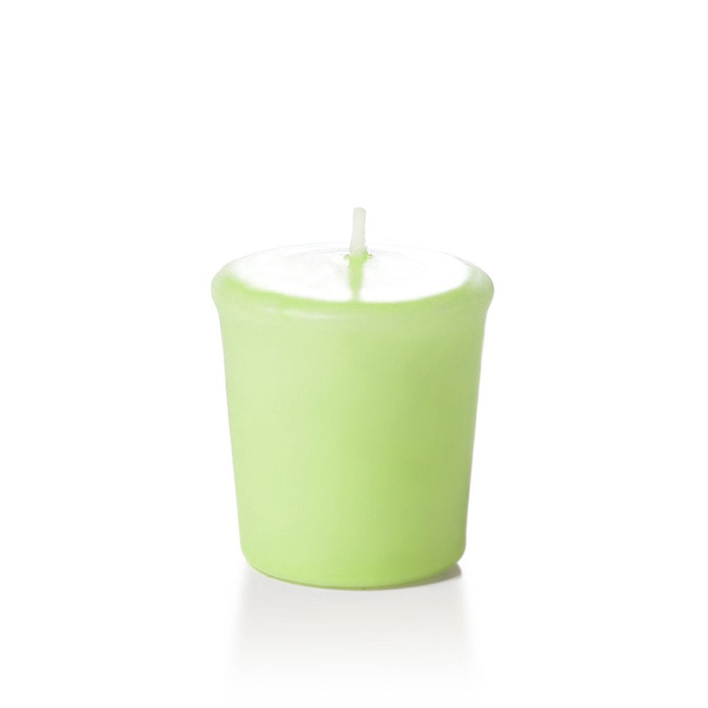 yummi 15hr Unscented Mint Votive Candles -9 per Pack