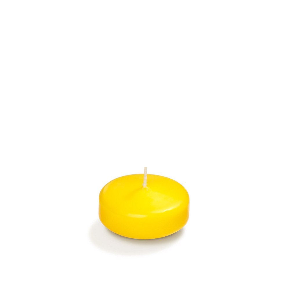 yummi 2.25" Bright Yellow Floating Candles - 6 per Pack