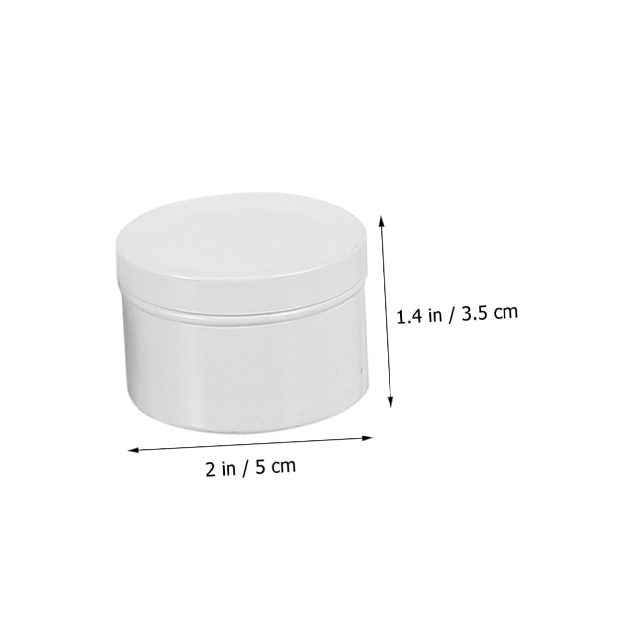 LALAFINA 4pcs Aluminum Alloy Candle Containers Empty Tins for Wax Candles Versatile Storage for Spices Ointments for Crafting Home Decor