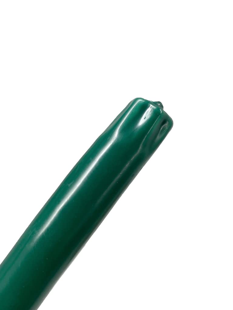 D'light Online Elegant 12" Green Gradient Taper Candles Premium Quality- Unscented, Hand-Dipped Tapered Candles, Dripless and Smokeless - Set of 12 (12 Inch, Green Gradient)