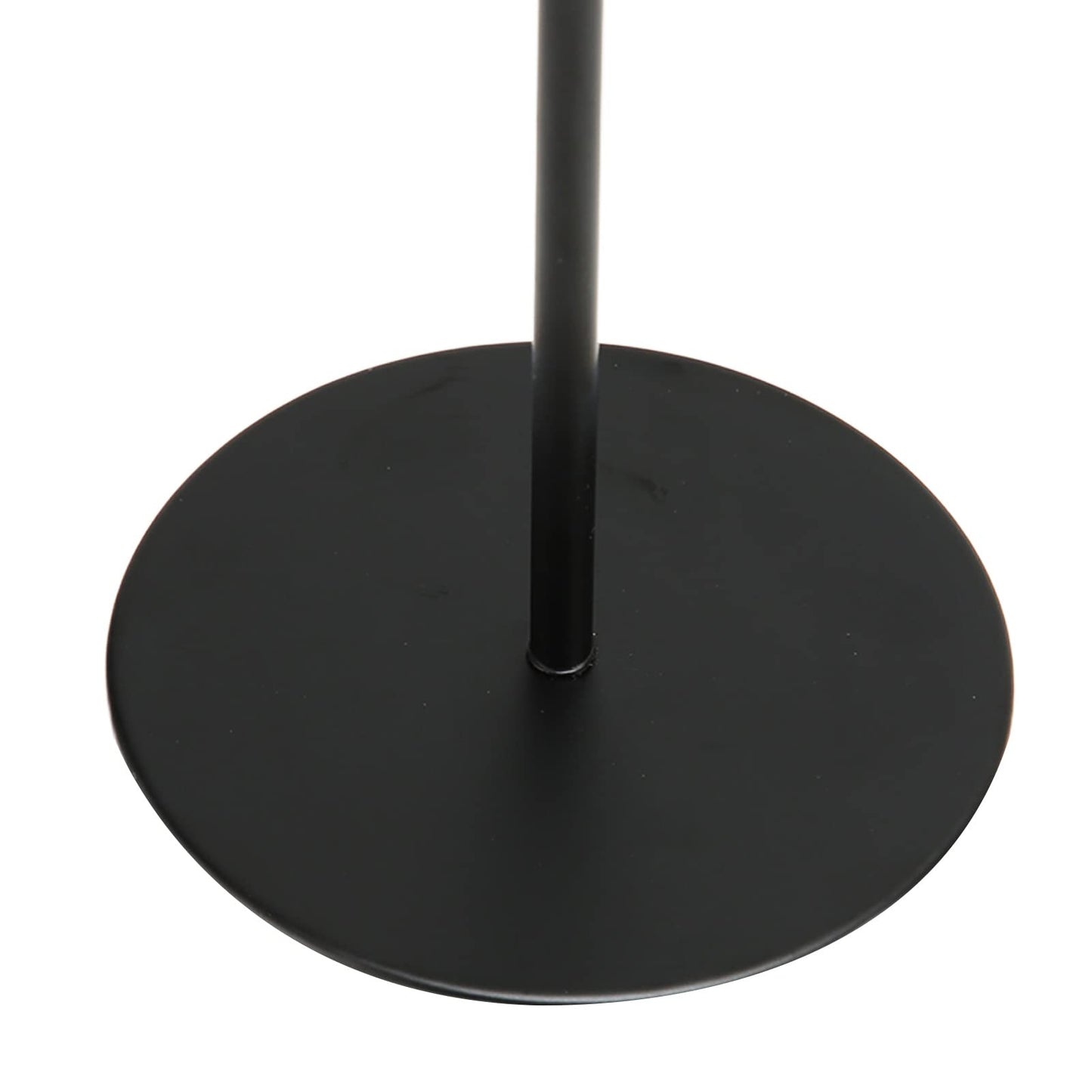 Black Gold Candlestick Holder, Elegant Brushed Iron Candle Stand, Romantic Decorative Metal Candle Holder with Slim Design for Weddings Home Decor and Gift Giving