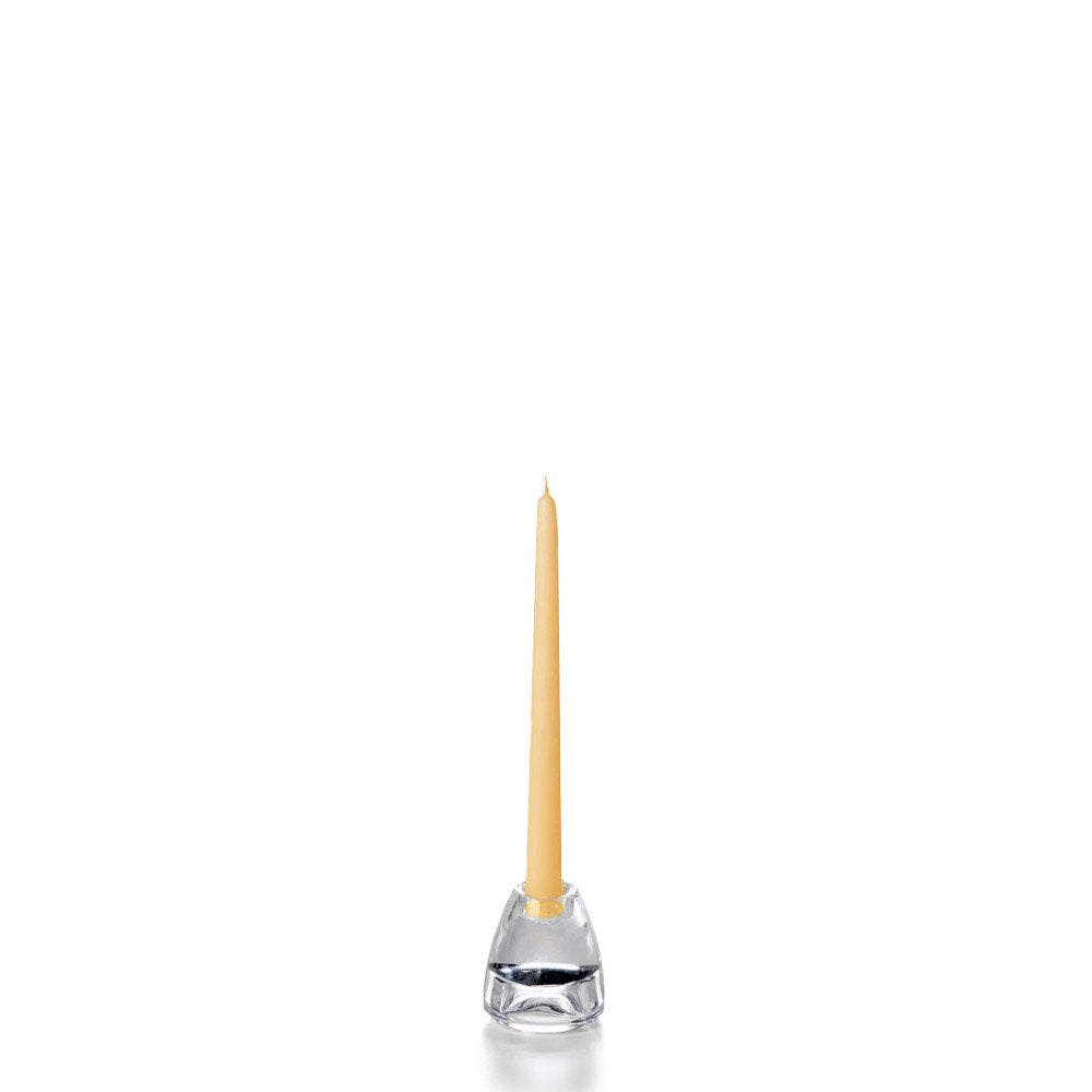 yummi Caramel Taper Candles -10 inch - 12 per Pack