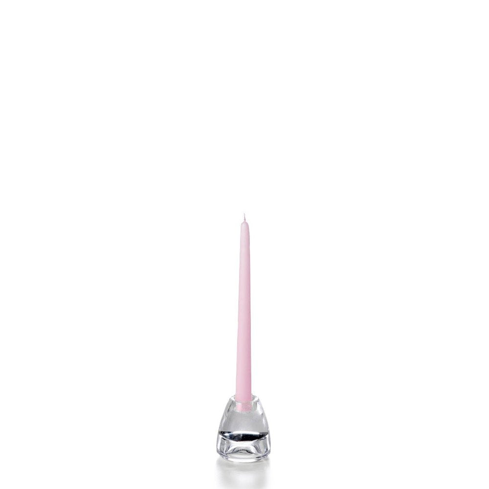 yummi Blush Taper Candles -10 inch - 12 per Pack