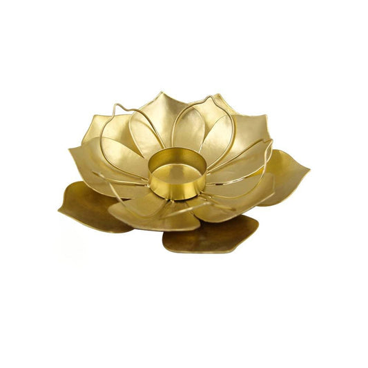 Metal Votive Candle Holder,Lotus Flower Tealight Holder,for Christmas Home Wedding Party