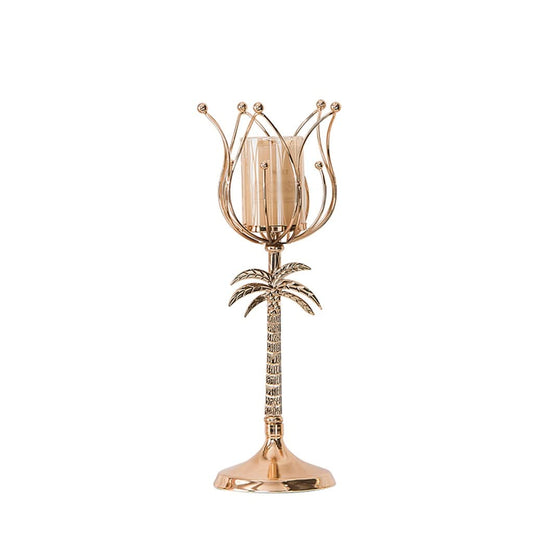 WAOCEO Candlestick Holders Aromatherapy Candle Holder Home Candle Light Dinner Props Nordic Romantic Light Luxury American Table Candle Holder Ornaments Candle Holders (Size : B)