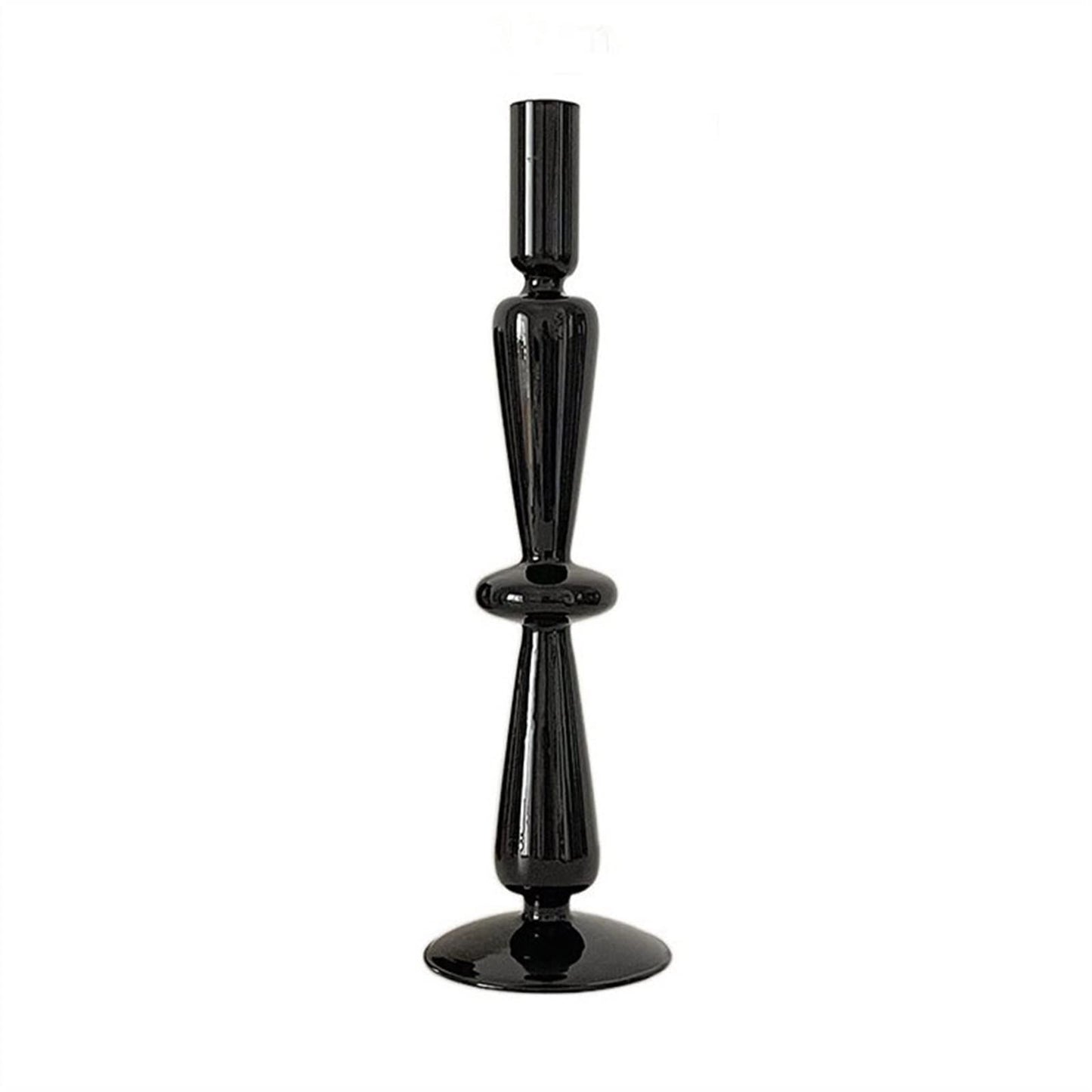 cfycfy987 Candelabra European Glass Candle Holders Light Luxury High-end Fashion Ornaments Miserable Decoration Candlestick Candle Sticks Holder(A)
