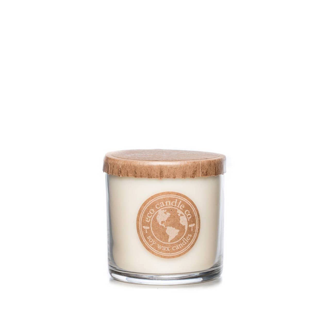 ECO CANDLE CO. Recycled Candle, Eggnog, 6 oz. - Scents of Classic Eggnog, Nutmeg, & Vanilla - 100% Soy Wax, No Lead, Kraft Paper Label & Lid, Hand Poured, Phthalate Free