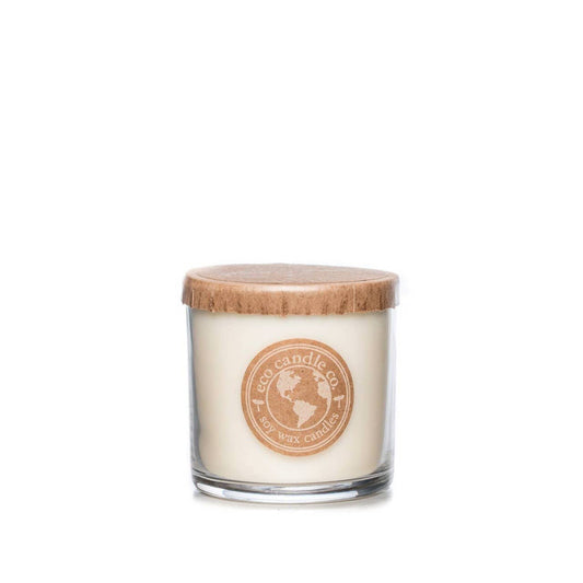 ECO CANDLE CO. Recycled Candle, Eggnog, 6 oz. - Scents of Classic Eggnog, Nutmeg, & Vanilla - 100% Soy Wax, No Lead, Kraft Paper Label & Lid, Hand Poured, Phthalate Free