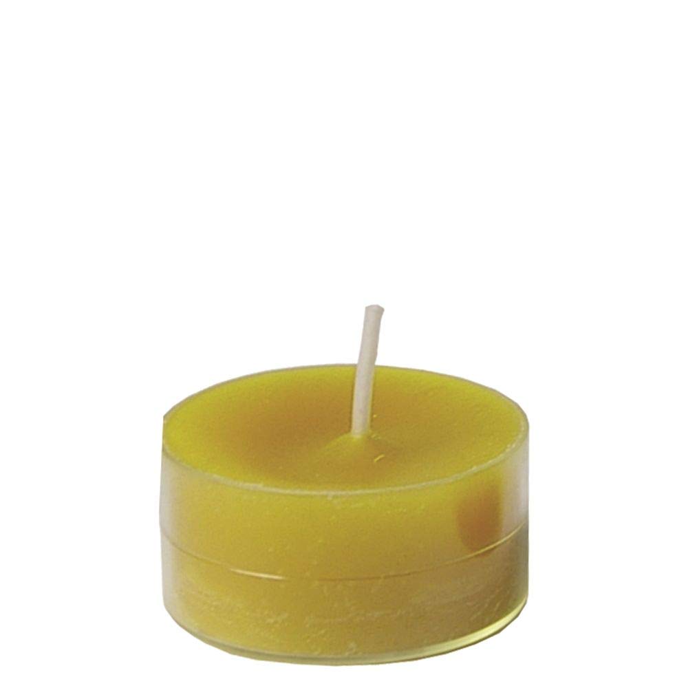 Spaas 24 Scented Clearlights, Tealights in Transparent Clear Cup, ± 4.5 Hours, Refreshing Lightness