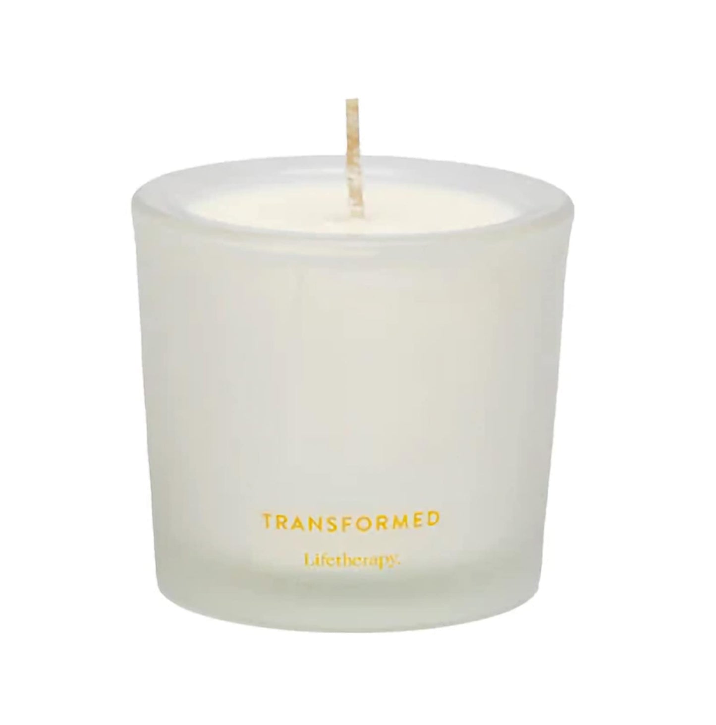 Lifetherapy Transformed Small Soy Votive Candle - Inspiring Scent, Natural Soy Wax, Clean Burn, Long-Lasting Aroma, 2.5 Ounce