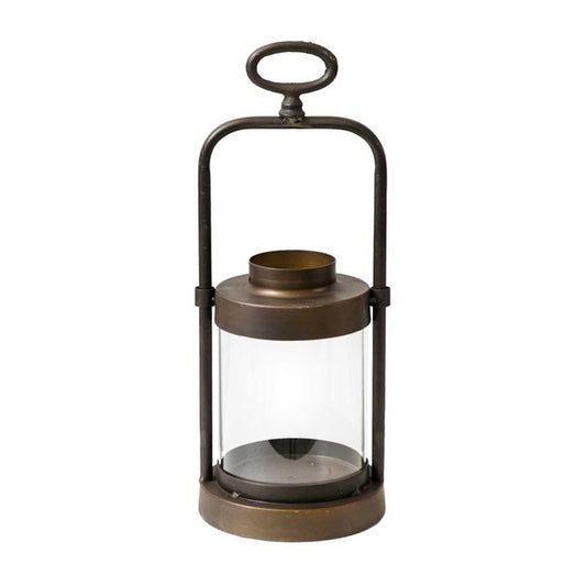 Candlestick Holders Vintage Candle Lanterns, Metal Hurricane Candle Holder for Pillar Candle Hanging or Floor Table Decor for Wedding Party Table Centerpiece Candle Holders (Color : B)