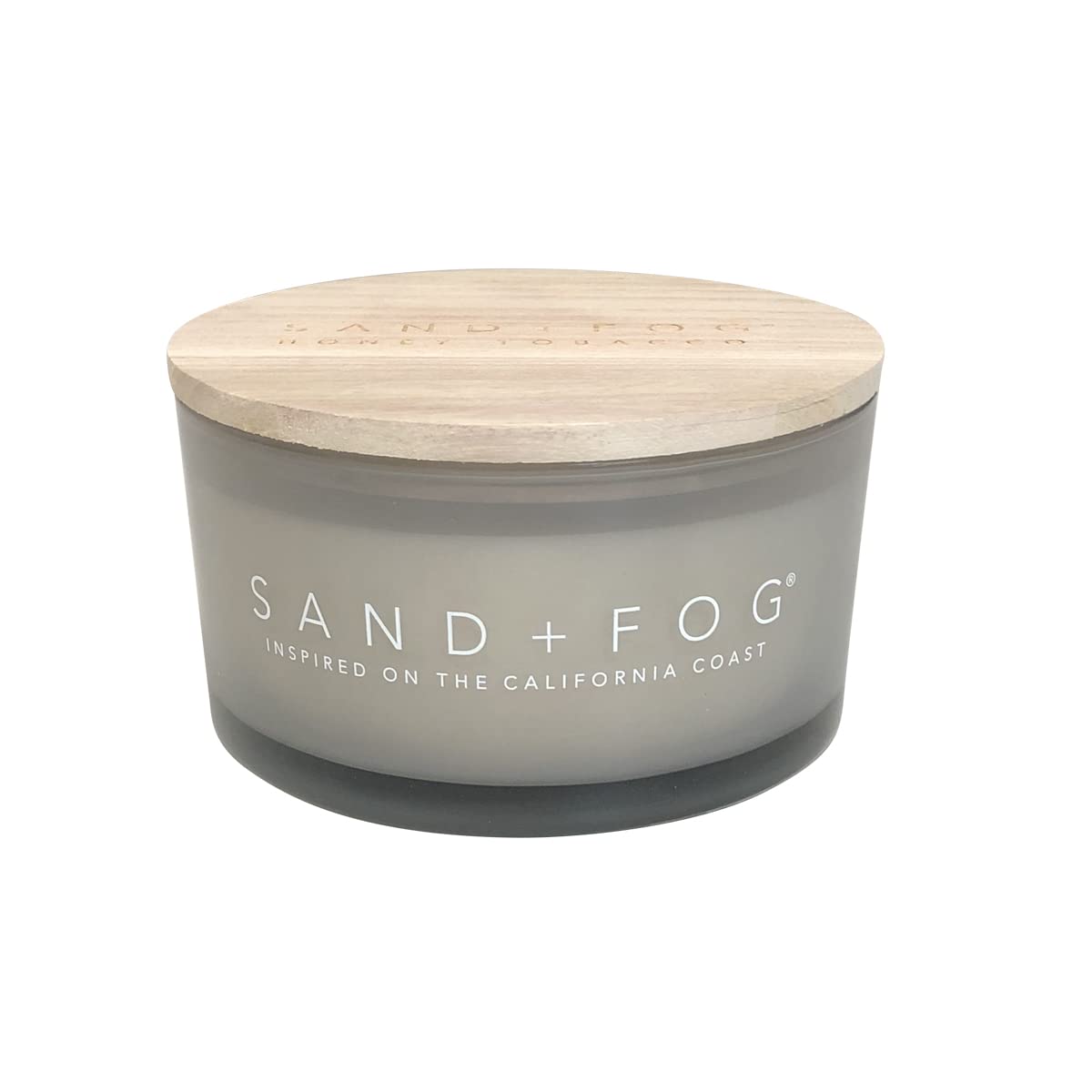 Sand + Fog Scented Candle - Honey Tobacco - Additional Scents and Sizes – 100% Cotton Lead-Free Wick - Luxury Air Freshening Jar Candles - Perfect Home Décor for Your Cocktail Table – 23 oz