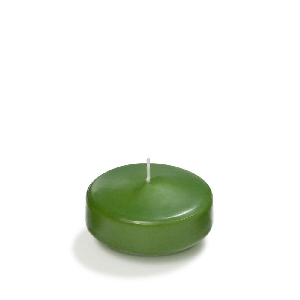 yummi Case of 18 3" Green Tea Floating Candles