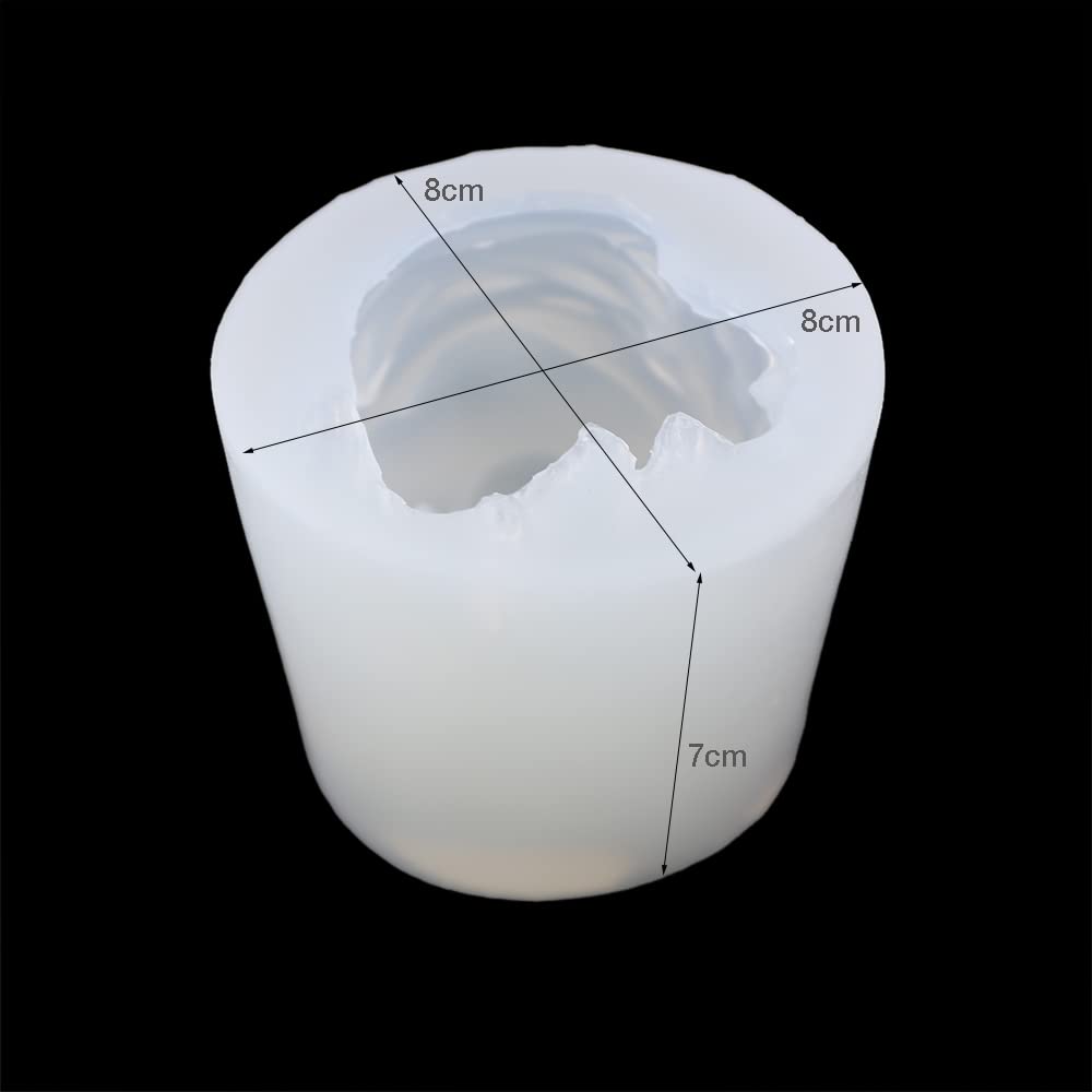 Buddha 3D Candle Mold Silicone Soap Molds Soap Molds for Soap Making Silicon Molds for Soaps DIY Craft Handmade Soap Candle Plaster Resin Mould (12030)