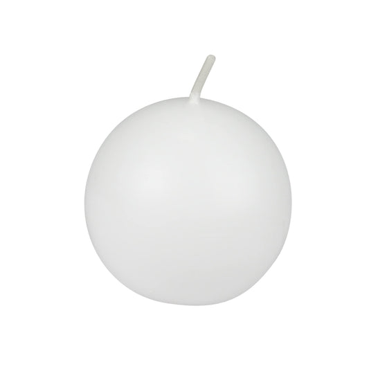 Zest Candle 12-Piece Ball Candles, 2-Inch, White Citronella