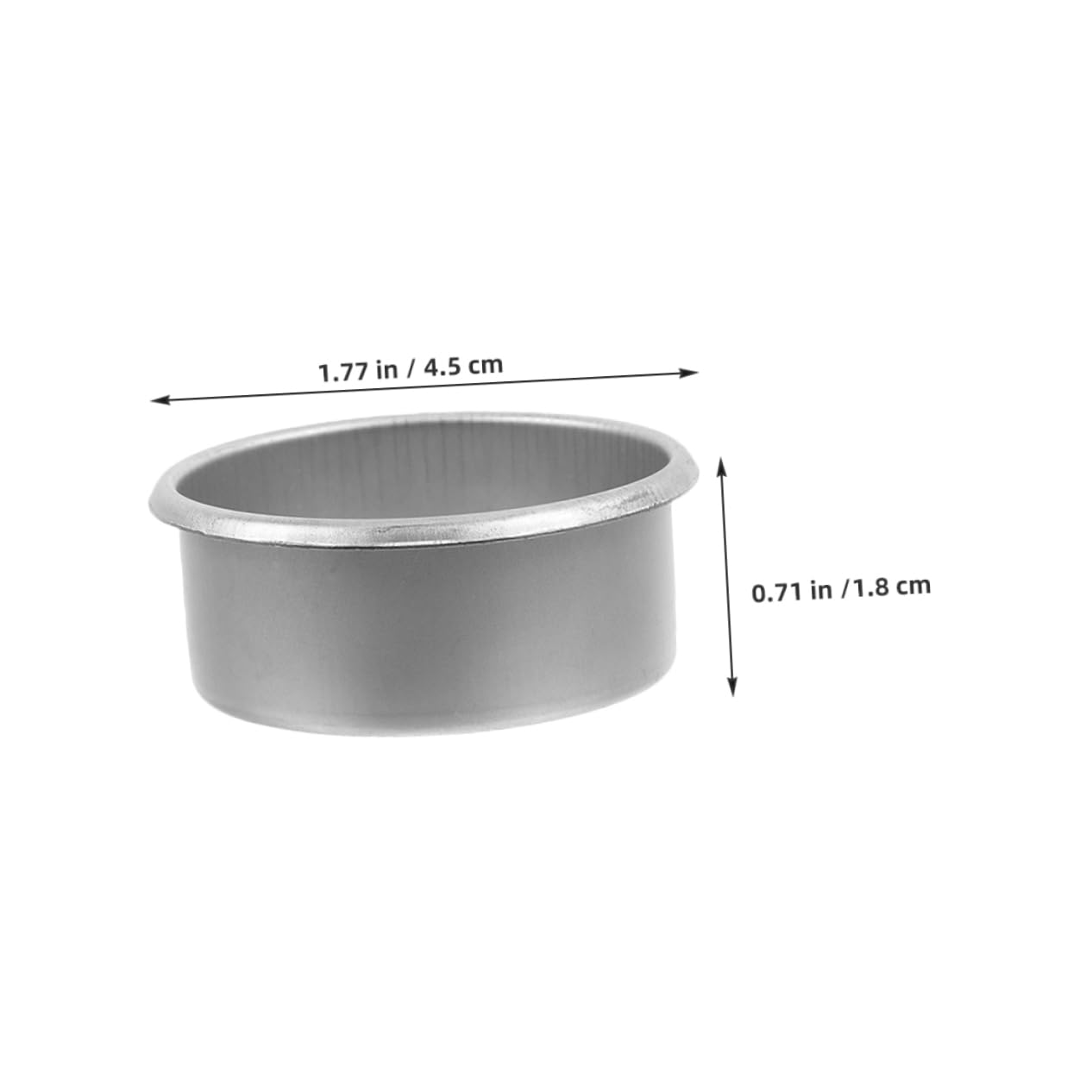 OSALADI 15pcs Metal Tea Light Candle Tins Candle Holders for Home Decor and Multipurpose Storage Containers for Scented and Burning