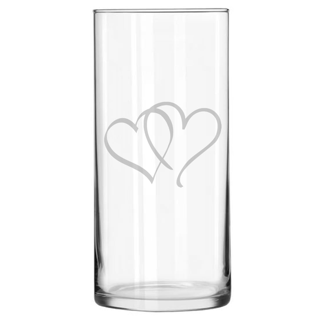 Clear Glass Cylinder Flower Vase Centerpiece Candy Candle Holder Gift Hearts