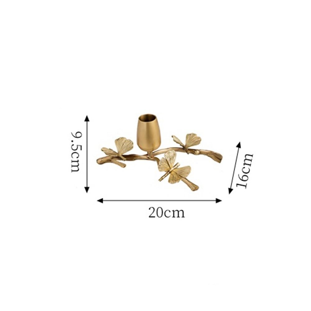 Candlestick Holders Light Luxury Romantic Brass Candle Holder Retro Decorative Candlestick Ornaments Candle Holders