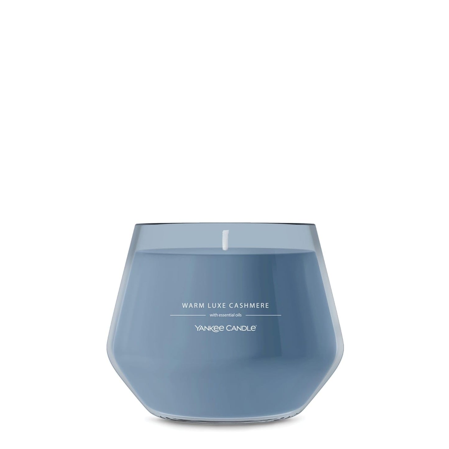 Yankee Candle Studio Scented Candle, Single Wick Jar Candle for Home Fragrance, Premium Plant Wax Blend, Long Lasting Burn, Warm Luxe Cashmere (Pack of 1)