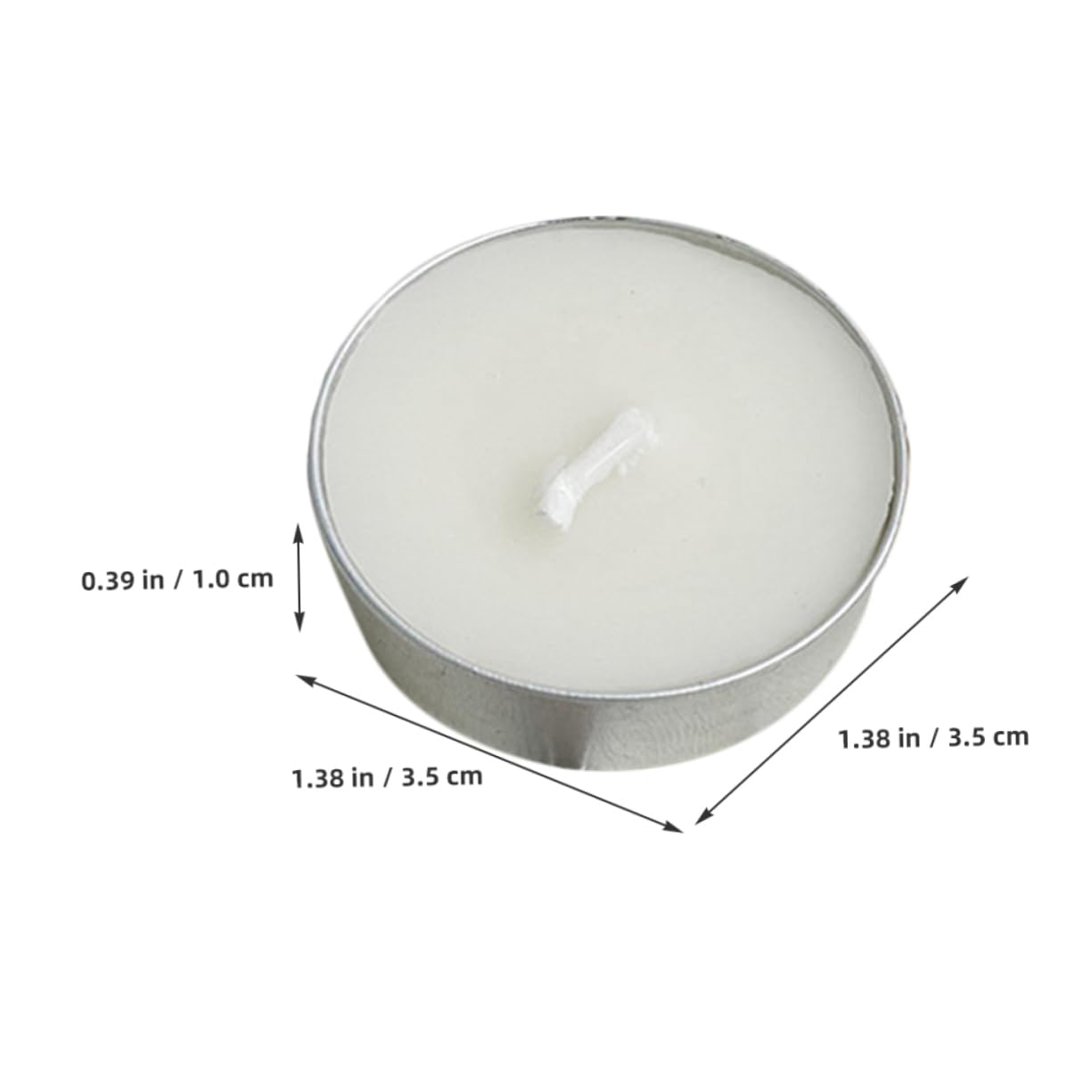 OUNONA 100pcs Tealight Candles Scented Round Tealight Candles for Weddings Parties and Home Decor Long Burning Safe and Smokeless Aromatherapy