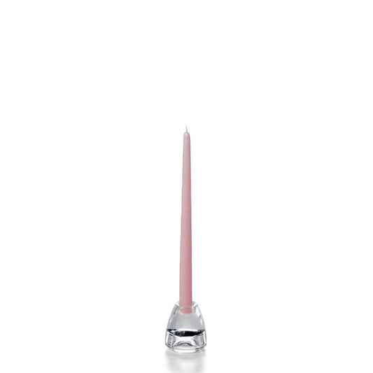 yummi Light Rose Taper Candles -12 inch - 12 per Pack