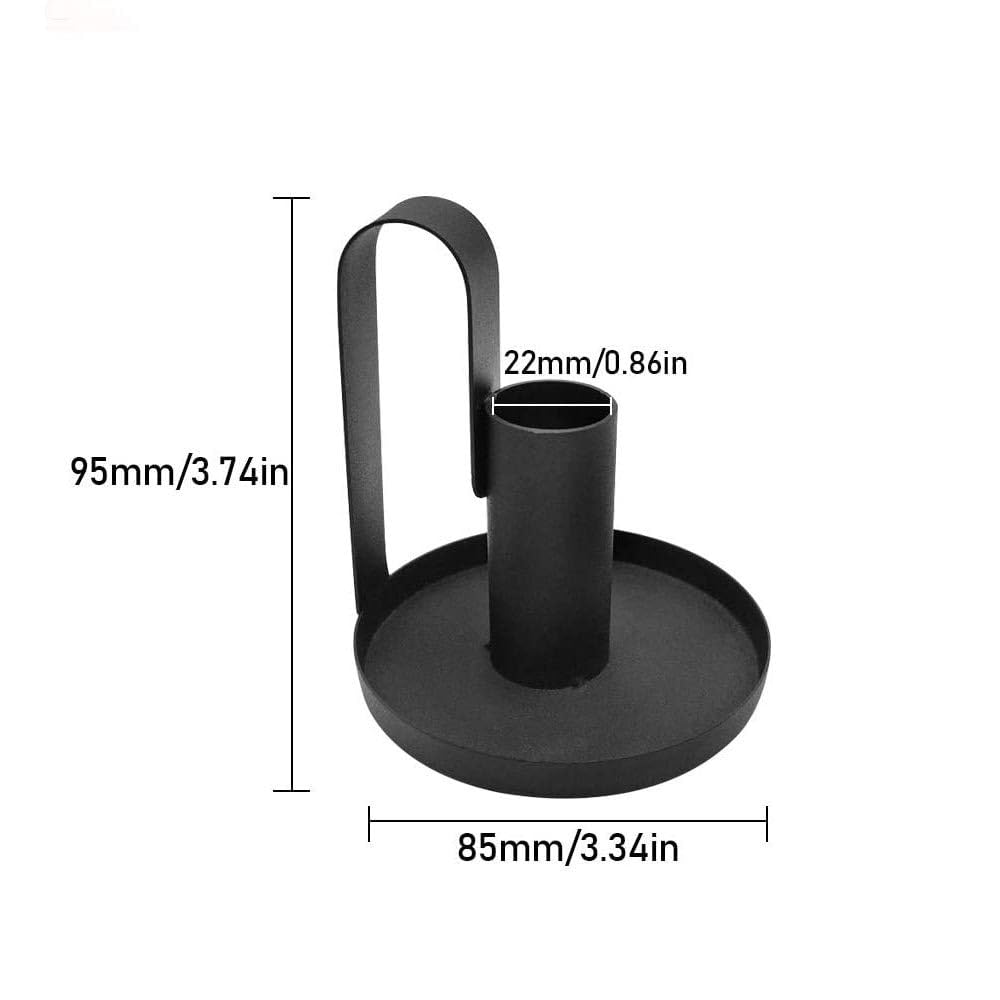 Candlestick Holders Wrought Iron Candle Holder Black Candlestick Holders Candle Holders for Wedding, Dinner, Party Decoration Candle Holders