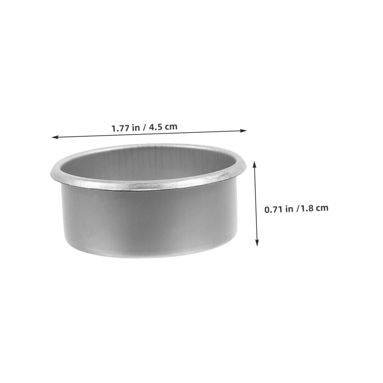 OSALADI 15-Piece Metal Candle Cup Set for DIY Projects Decorative Tealight Holders for Home Decor Essential Oil Diffusers and Aromatherapy