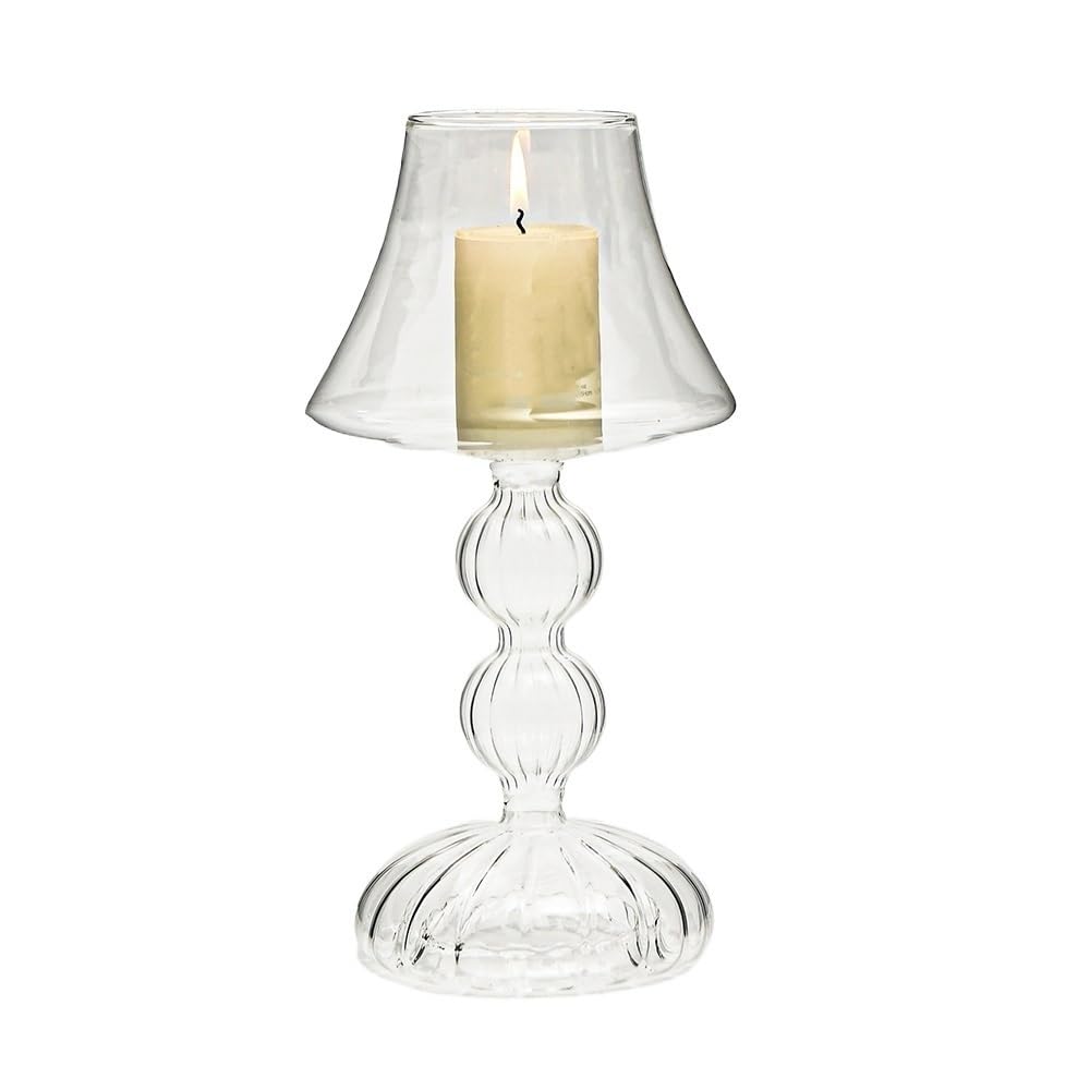 Candlestick Holders Light Luxury Transparent Glass Candlestick Home Table Decoration Wedding Shooting Props Candlestick Candle Holders