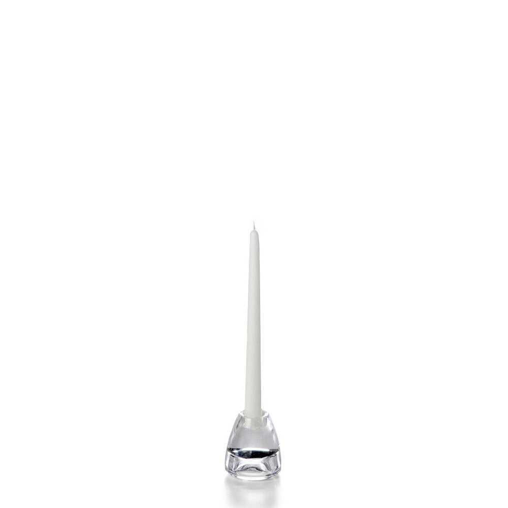 yummi White Taper Candles -10 inch - 12 per Pack