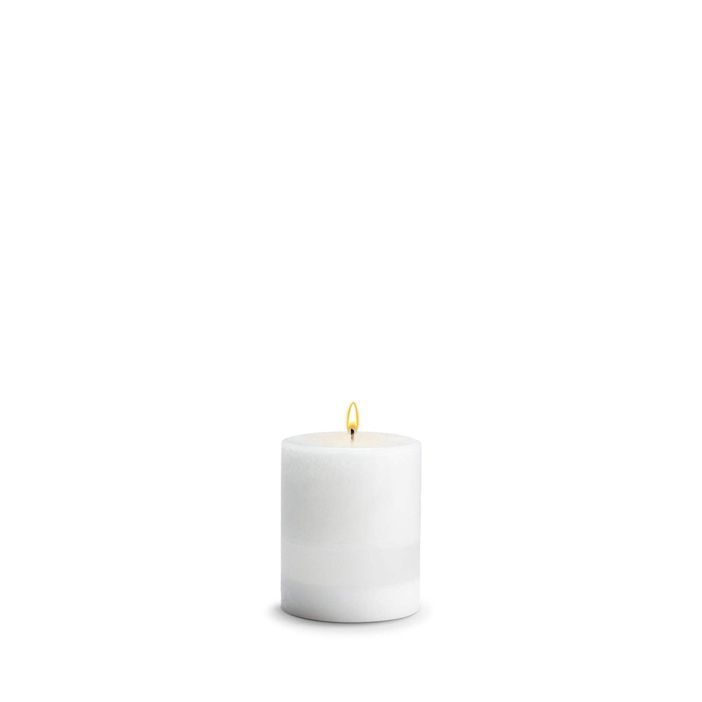 3x3 Scented Pillar Candle – White Tea & Ginger Root, Fresh Clean Fragrance with Warm Spice Notes, Clean Burn Decorative Pillar Candle for Home Décor & Gifting